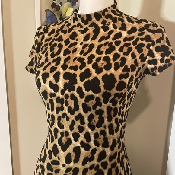 Scary Spice Leopard Print Maxi Dress - Picture 7 of 9